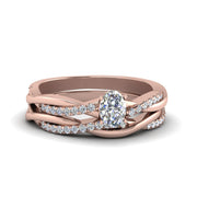 oval-shaped-Infinity-twist-diamond-matching-bridal-set-in-14K-rose-gold-FD8253OV-NL-RG